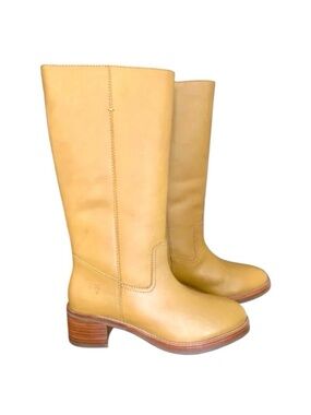 Frye Women's Camryn Tall Pull On Boot in Banana